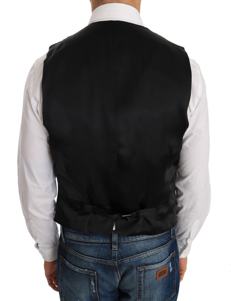 Dolce & Gabbana waistcoats for men in black, product view 3