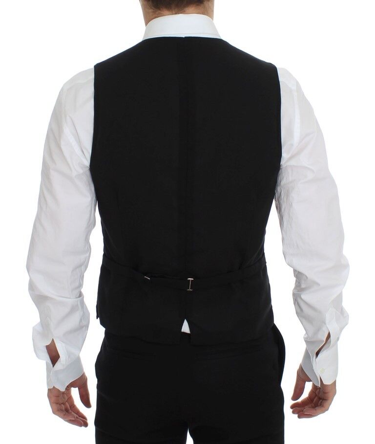 Dolce & Gabbana waistcoats for men in black, product view 4