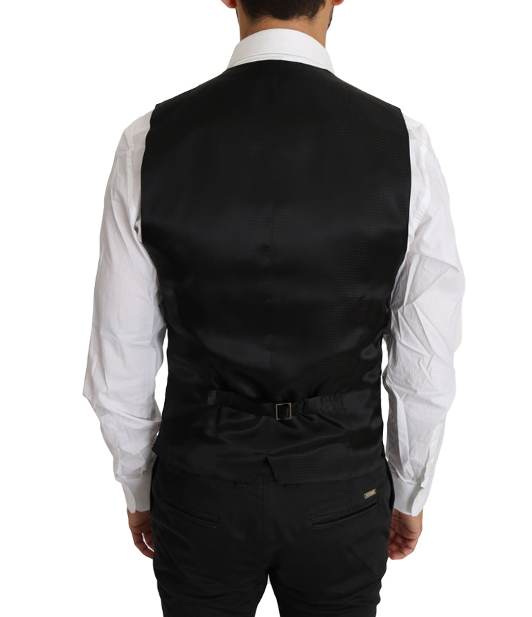 Dolce & Gabbana waistcoats for men in black, product view 4