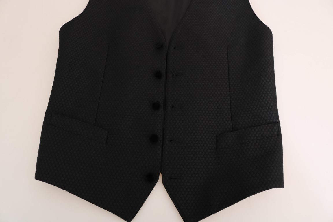 Dolce & Gabbana waistcoats for men in black, product view 5