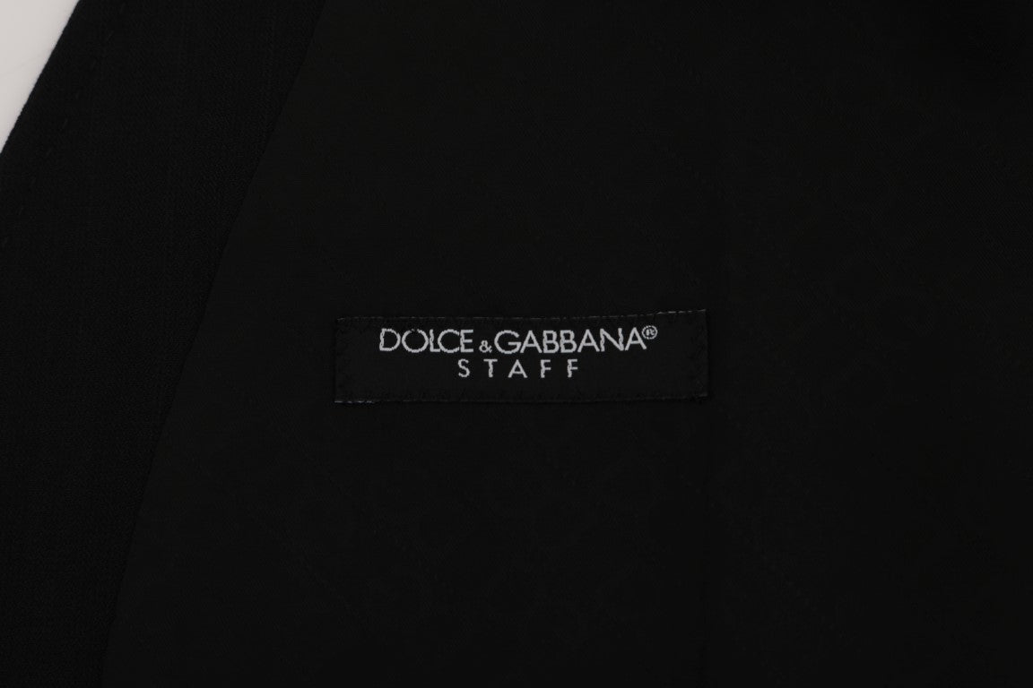 Dolce & Gabbana waistcoats for men in black, product view 6