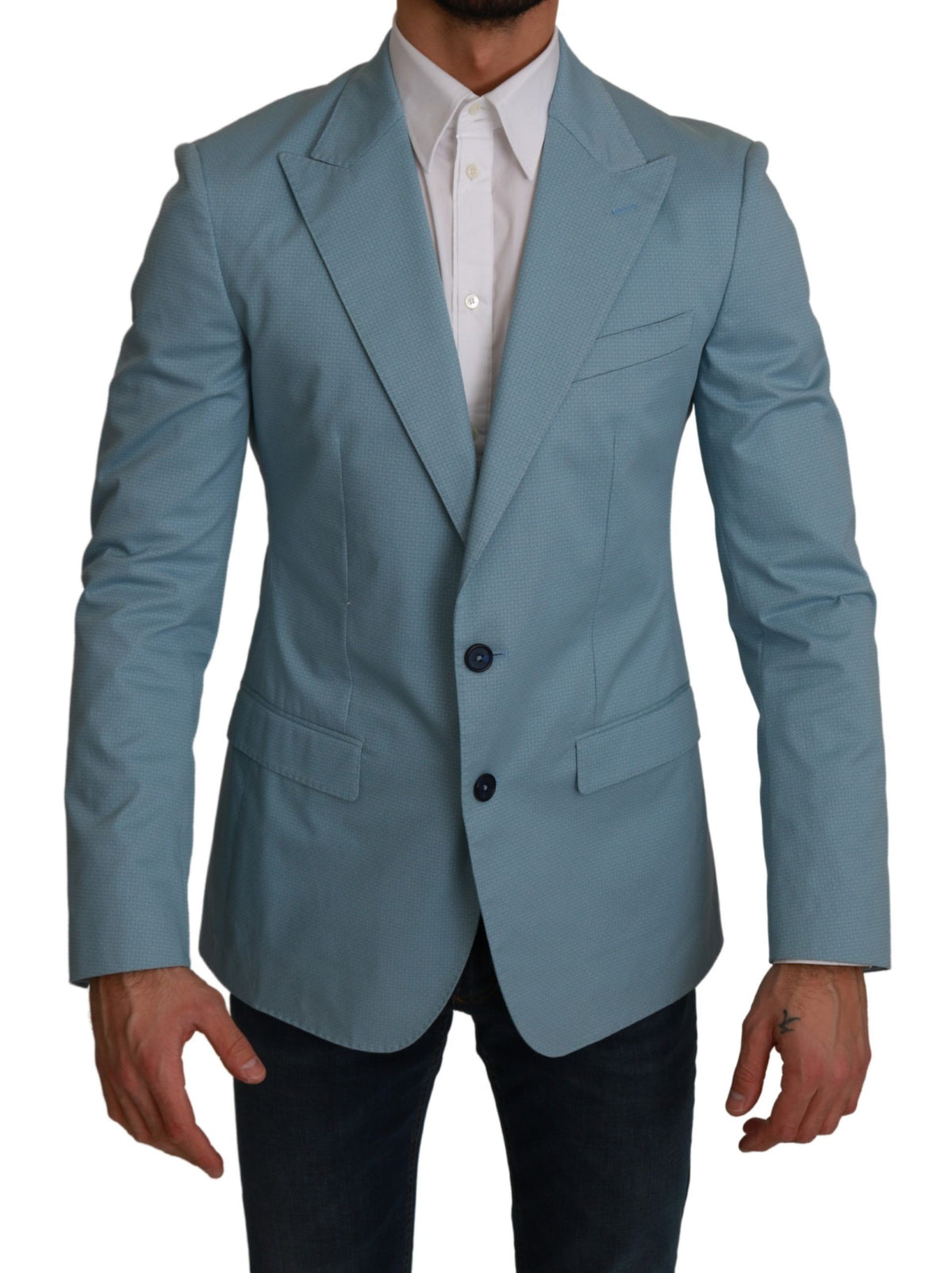 Dolce & Gabbana blazers for men in blue, product view 1