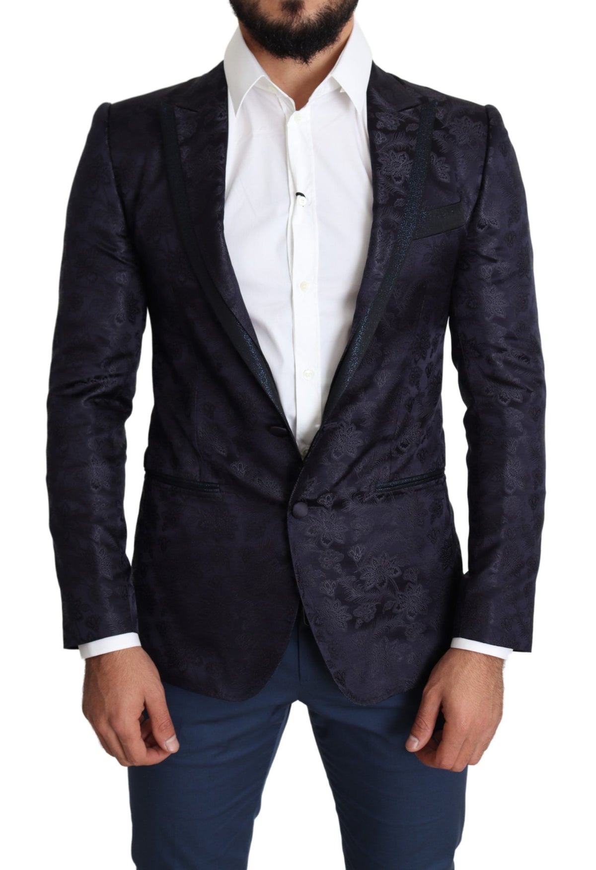 Dolce & Gabbana blazers for men in blue, product view 1