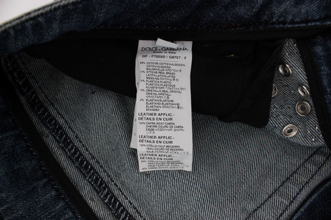 Dolce & Gabbana boyfriend jeans for women in blue, product view 6