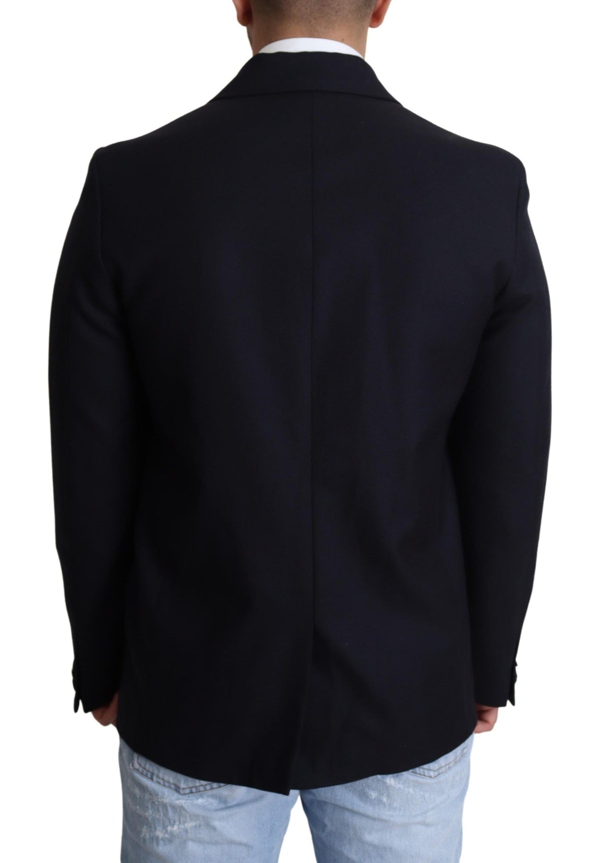 Dolce & Gabbana coats for men in blue, product view 3