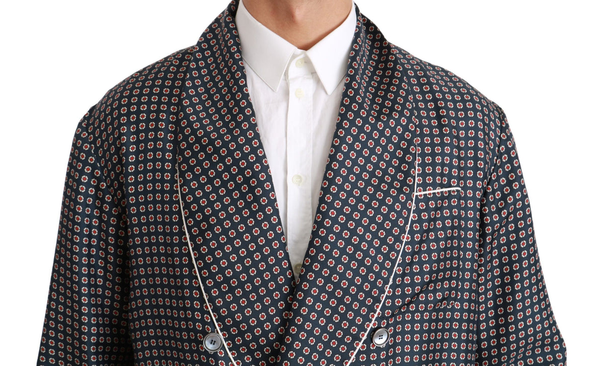 Dolce & Gabbana coats for men in blue, product view 4