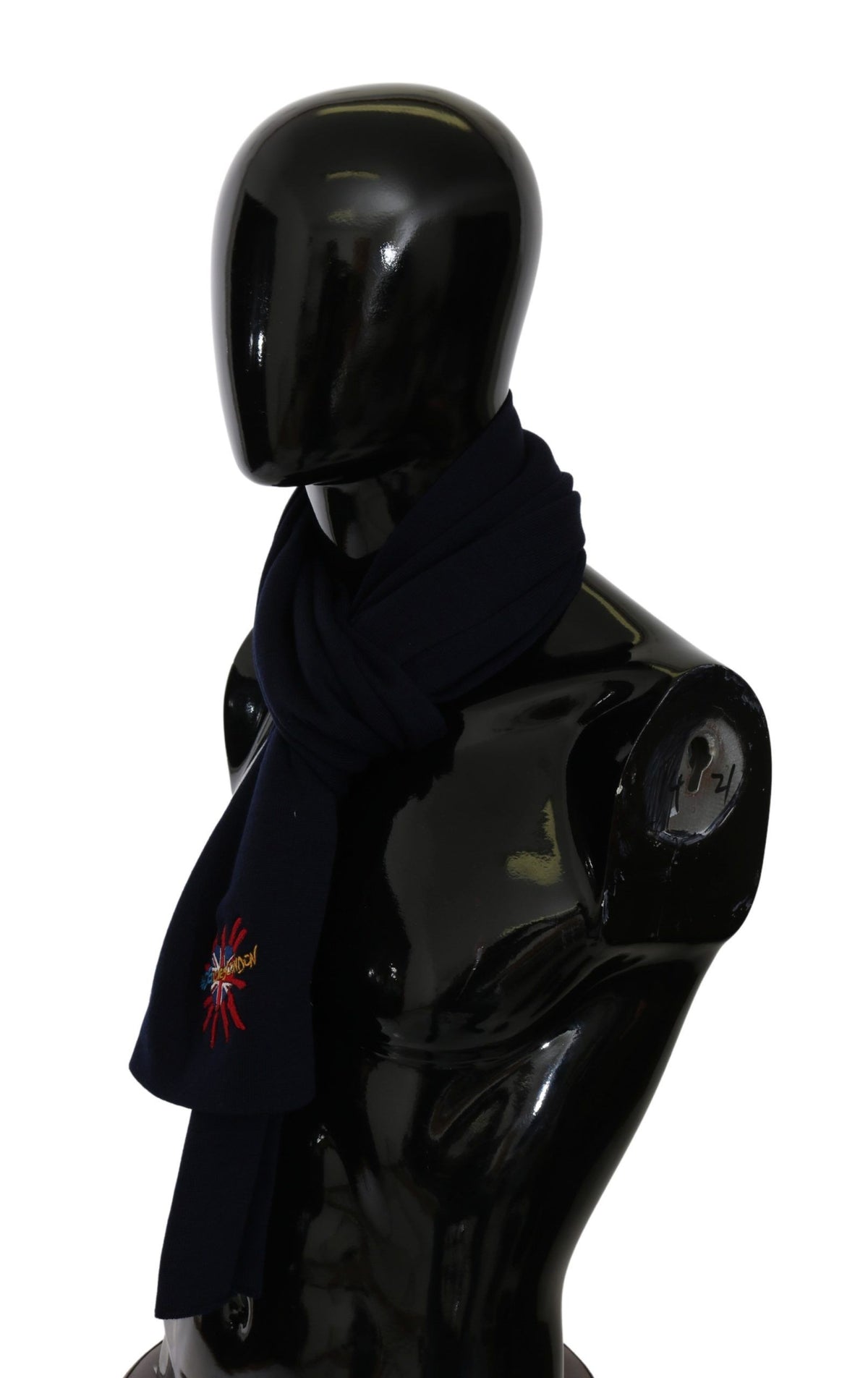 Dolce & Gabbana scarves for men in blue, product view 4