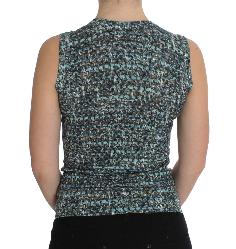 Dolce & Gabbana sleeveless for women in blue, product view 3