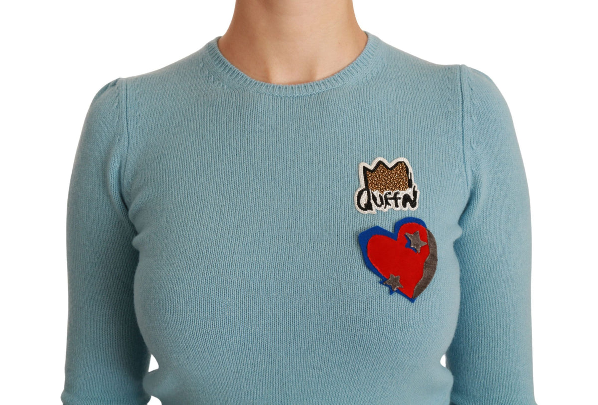 Dolce & Gabbana sweatshirts for women in blue, product view 5