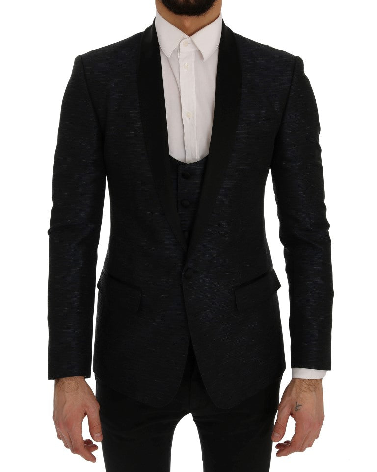 Dolce & Gabbana two-piece suits for men in blue, product view 1