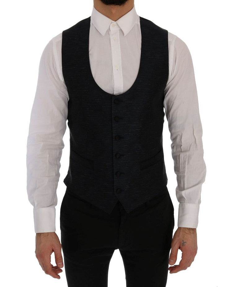 Dolce & Gabbana two-piece suits for men in blue, product view 6