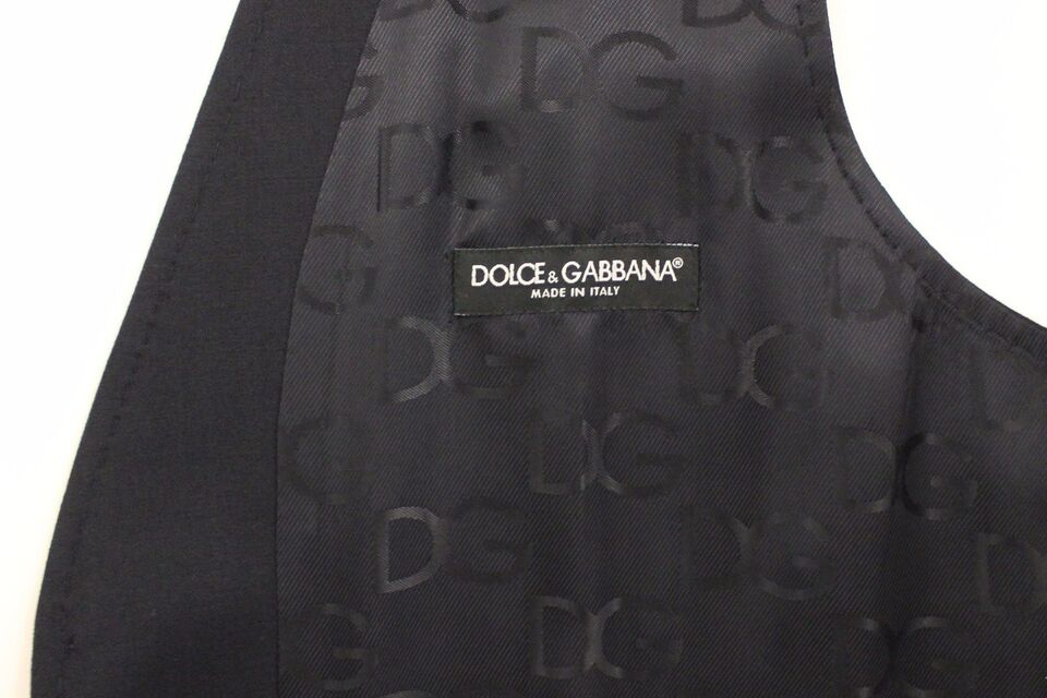Dolce & Gabbana waistcoats for men in blue, product view 4