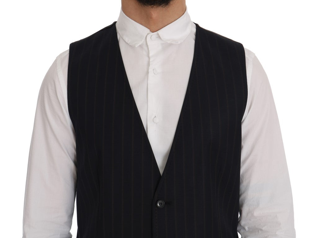 Dolce & Gabbana waistcoats for men in blue, product view 4