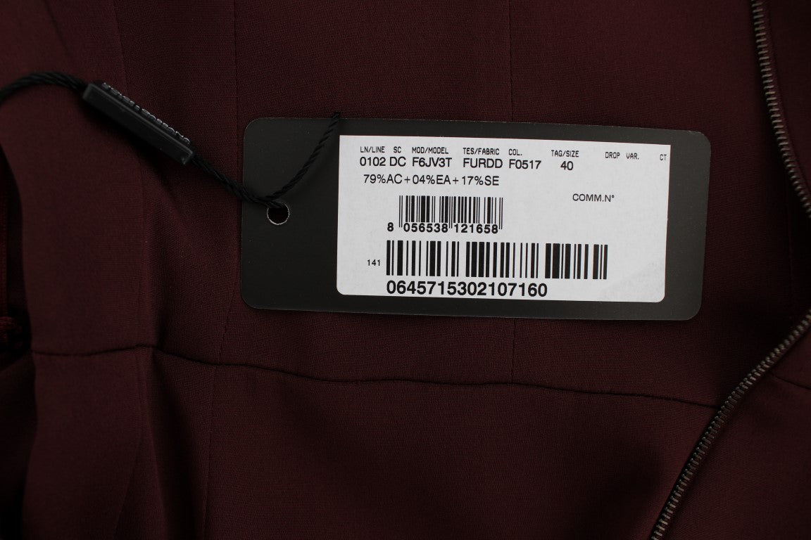 Dolce & Gabbana sleeveless for women in bordeaux, product view 8