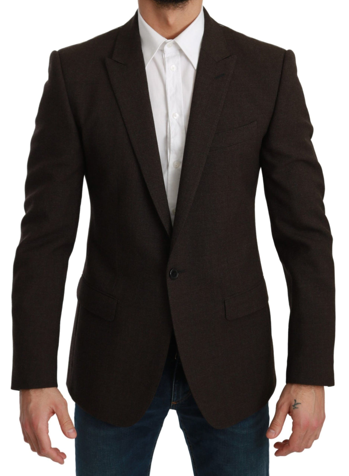 Dolce & Gabbana blazers for men in brown, product view 1