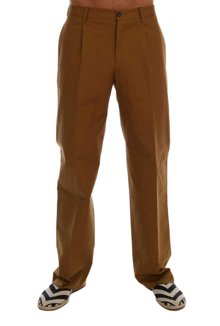 Dolce & Gabbana casual pants for men in brown, product view 1
