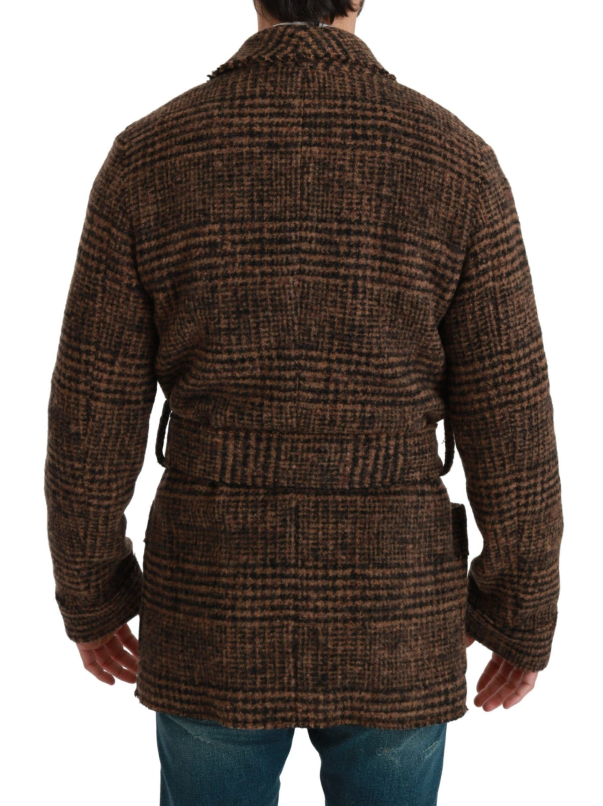 Dolce & Gabbana coats for men in brown, product view 4