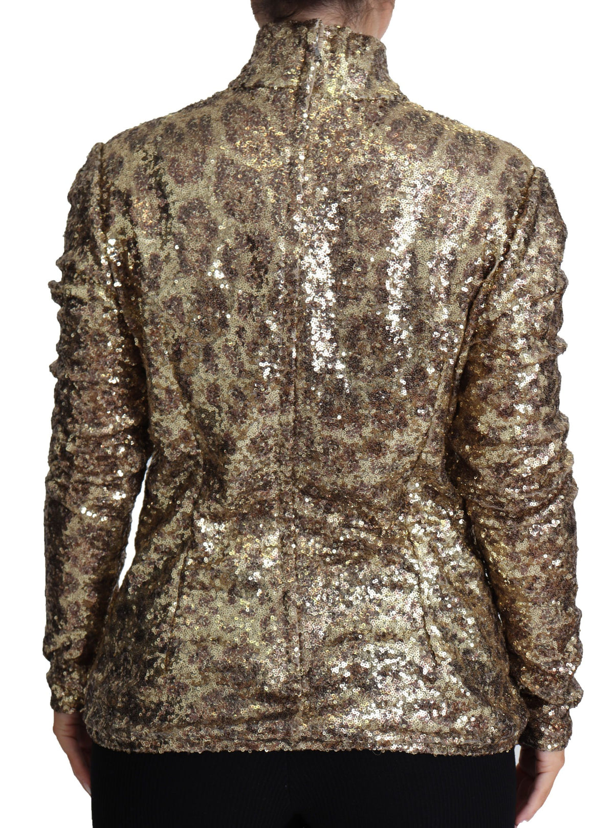 Dolce & Gabbana turtlenecks for women in brown, product view 2