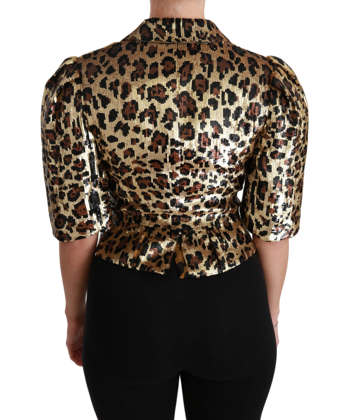 Dolce & Gabbana blazers for women in gold, product view 4