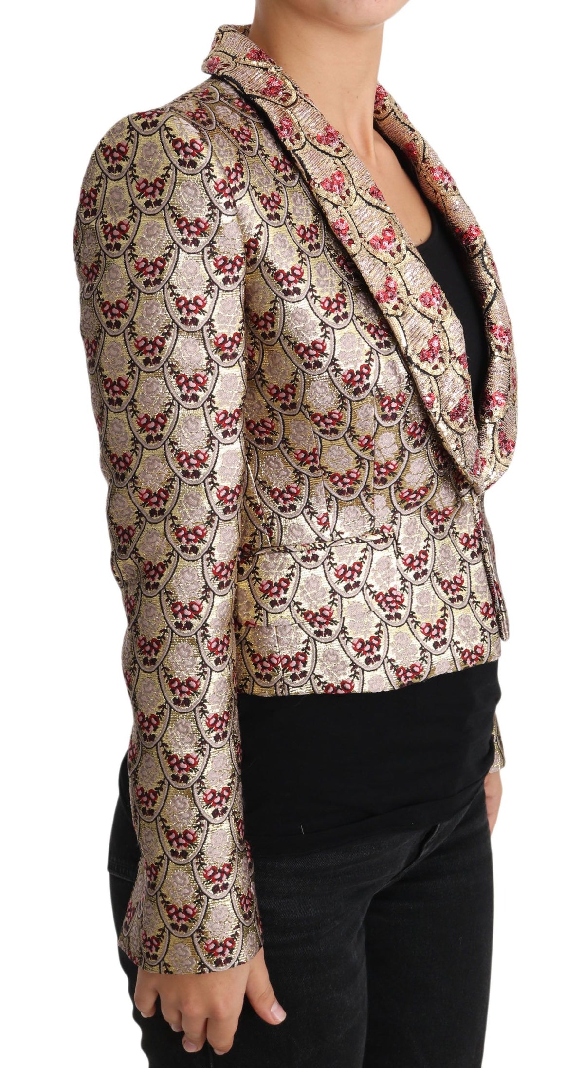 Dolce & Gabbana blazers for women in gold, product view 5