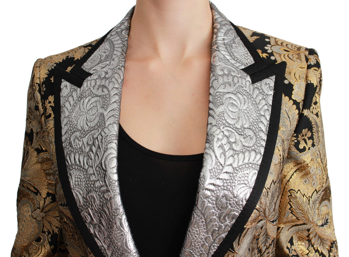 Dolce & Gabbana blazers for women in gold, product view 5
