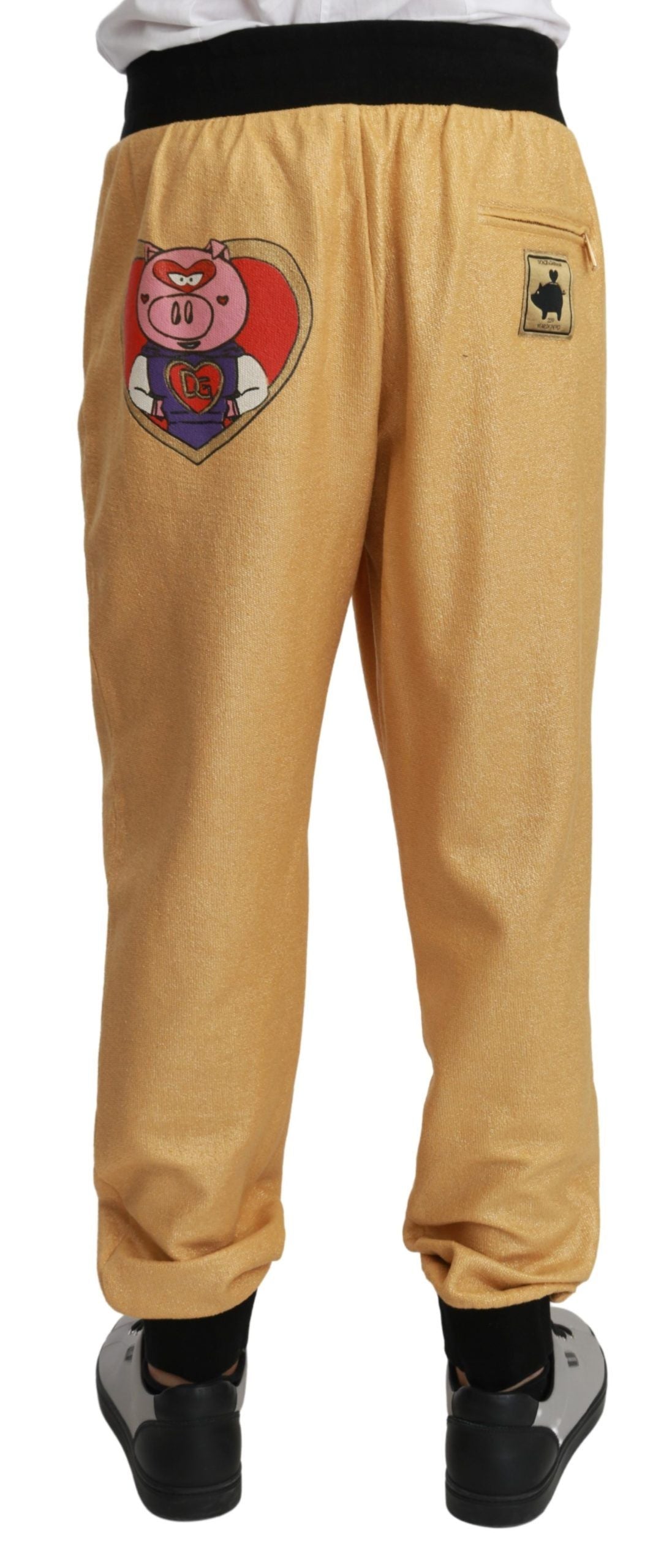 Dolce & Gabbana joggers (workout pants) for men in gold, product view 3