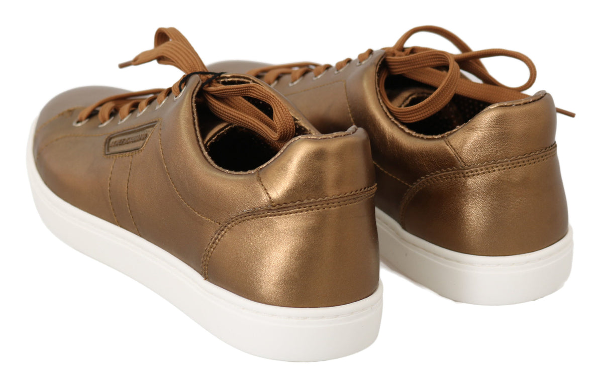 Dolce & Gabbana low tops for men in gold, product view 2