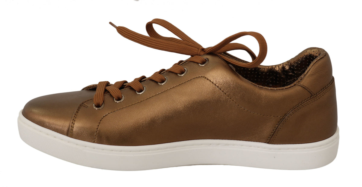 Dolce & Gabbana low tops for men in gold, product view 3