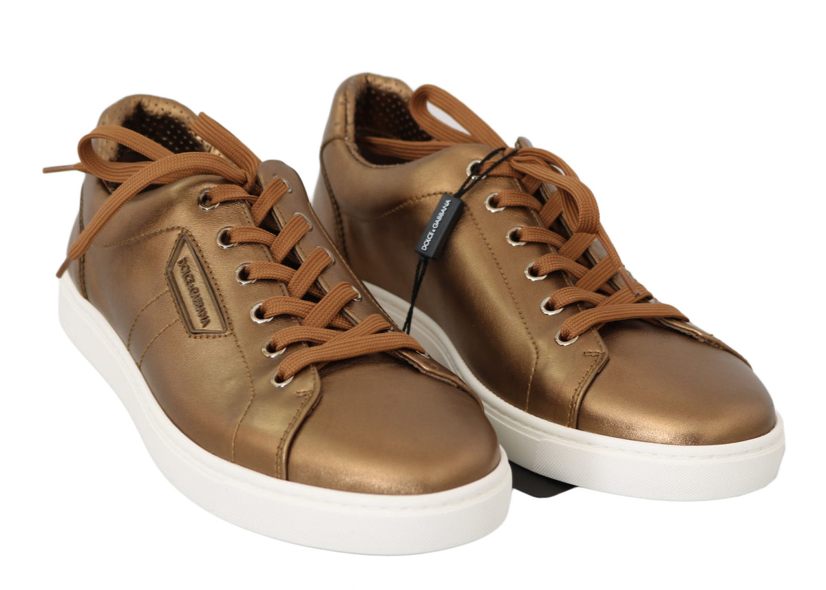 Dolce & Gabbana low tops for men in gold, product view 7