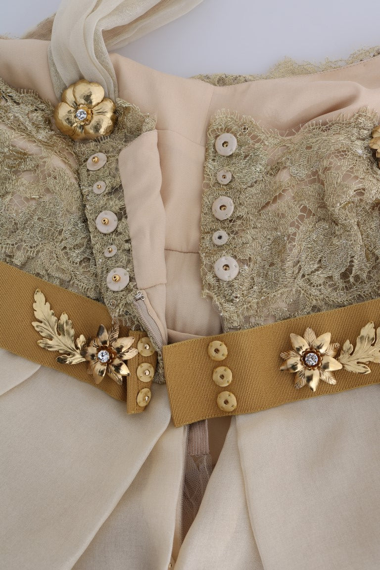 Dolce & Gabbana sleeveless for women in gold, product view 8