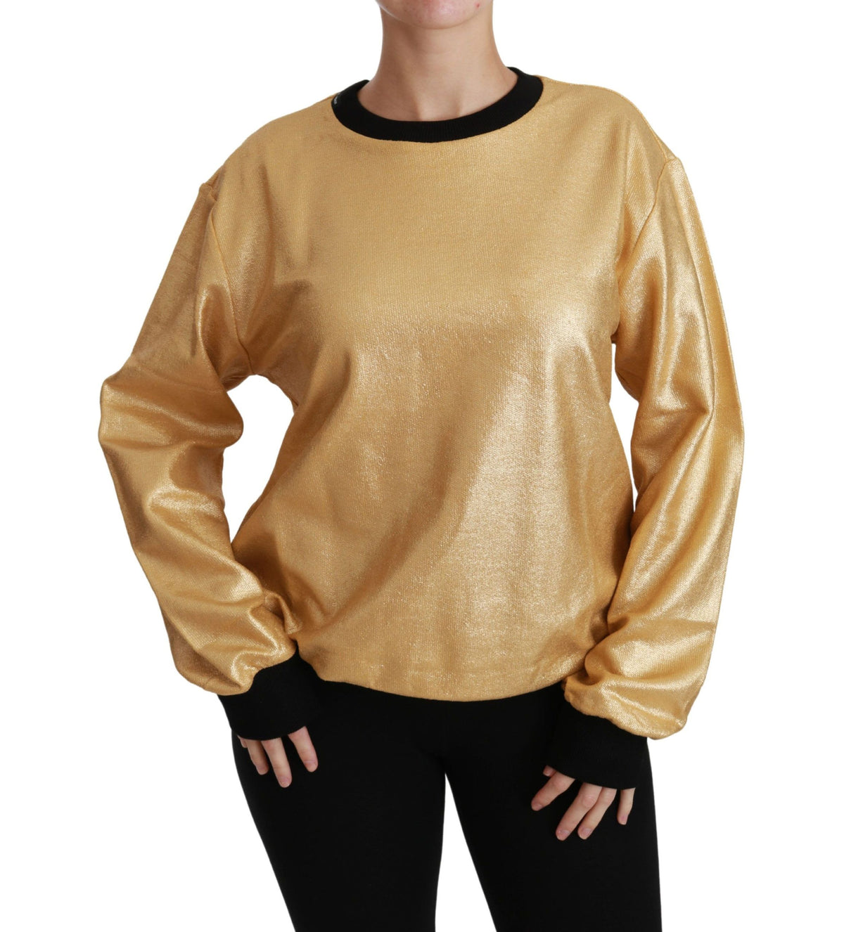 Dolce & Gabbana sweatshirts for women in gold, product view 6