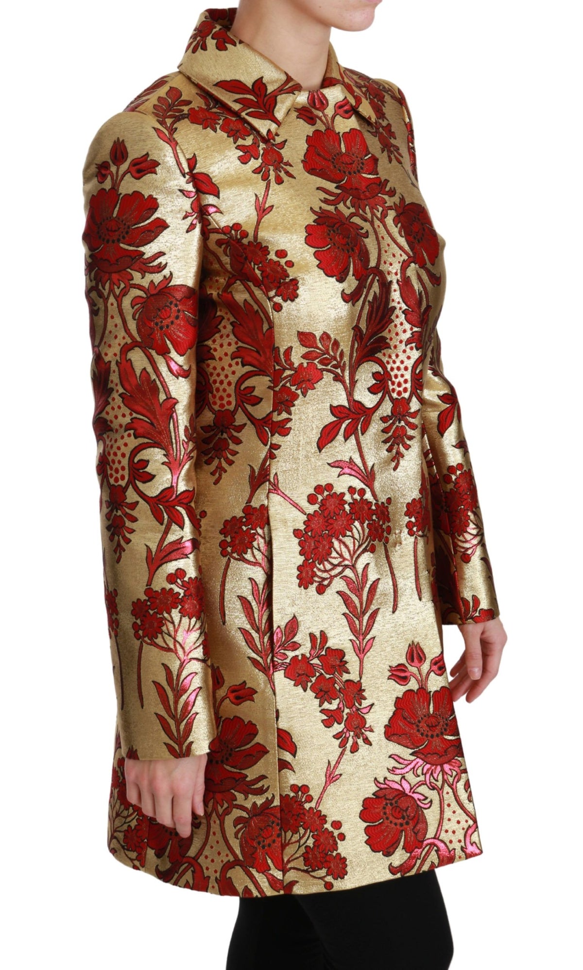 Dolce & Gabbana trench coats for women in gold, product view 2