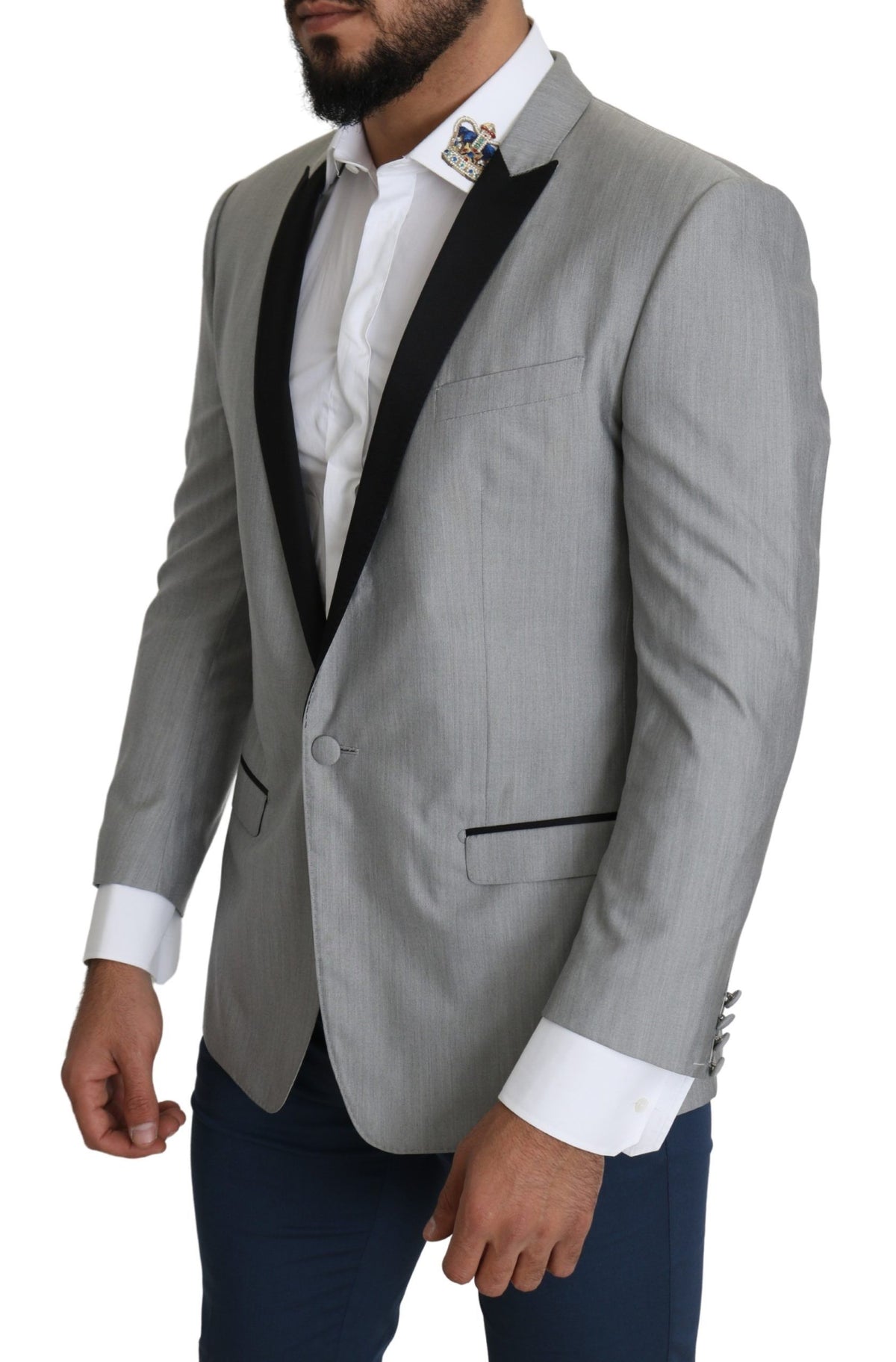 Dolce & Gabbana blazers for men in gray, product view 2
