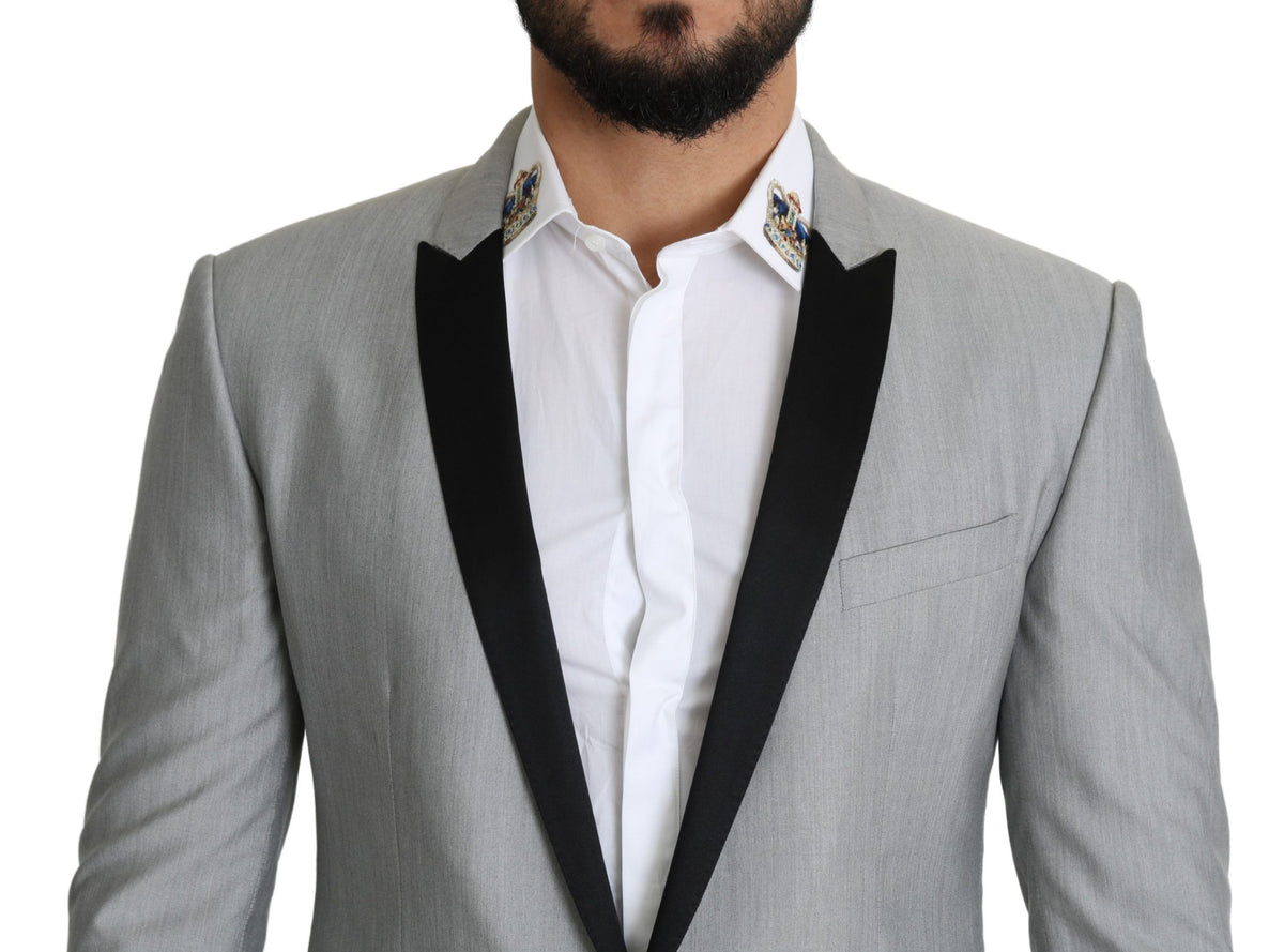 Dolce & Gabbana blazers for men in gray, product view 4