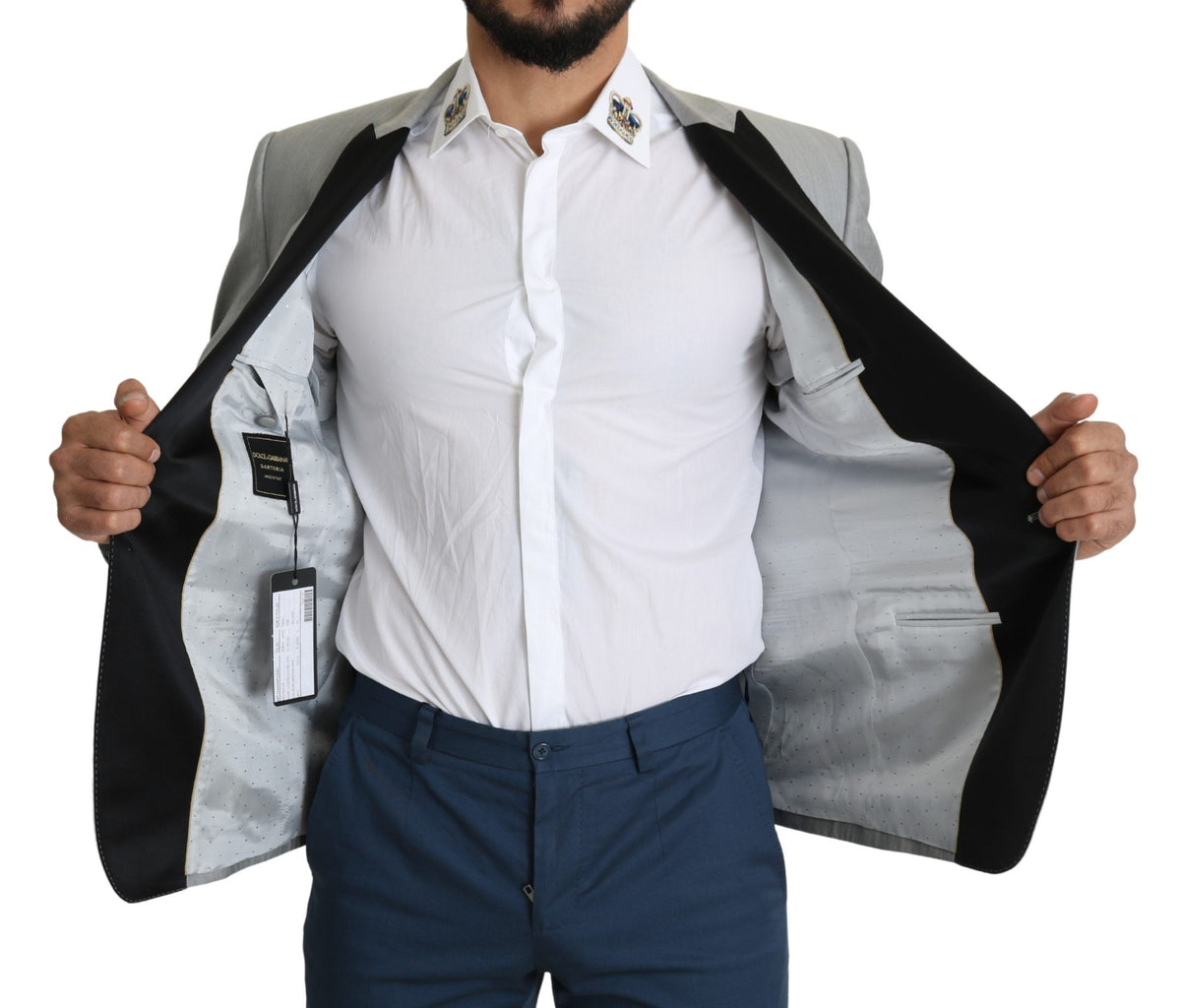 Dolce & Gabbana blazers for men in gray, product view 5