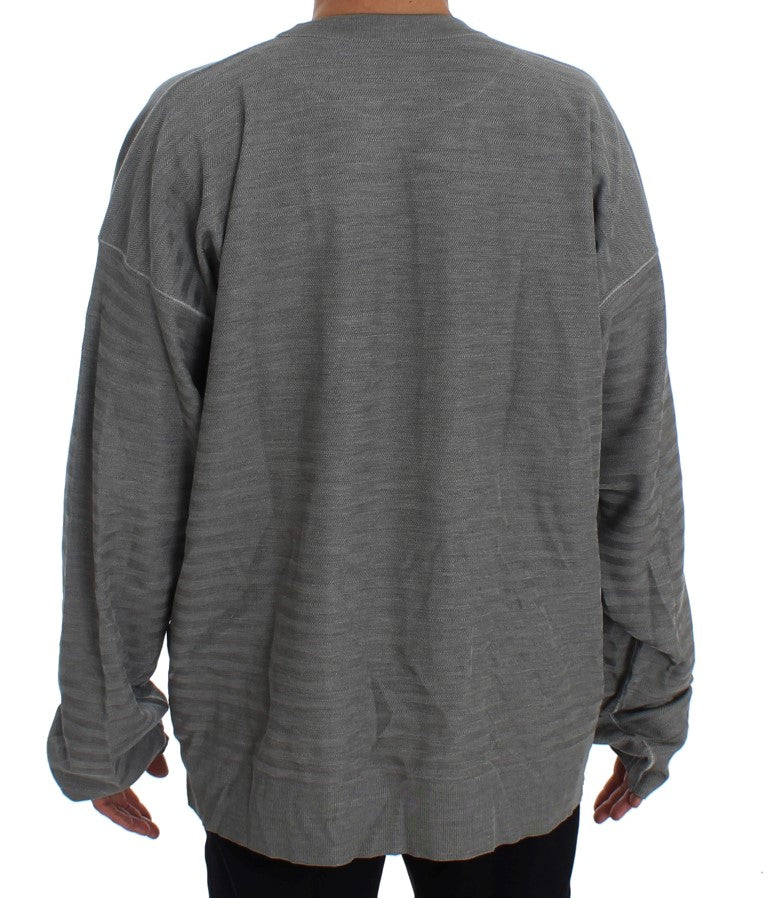Dolce & Gabbana sweatshirts for men in gray, product view 3