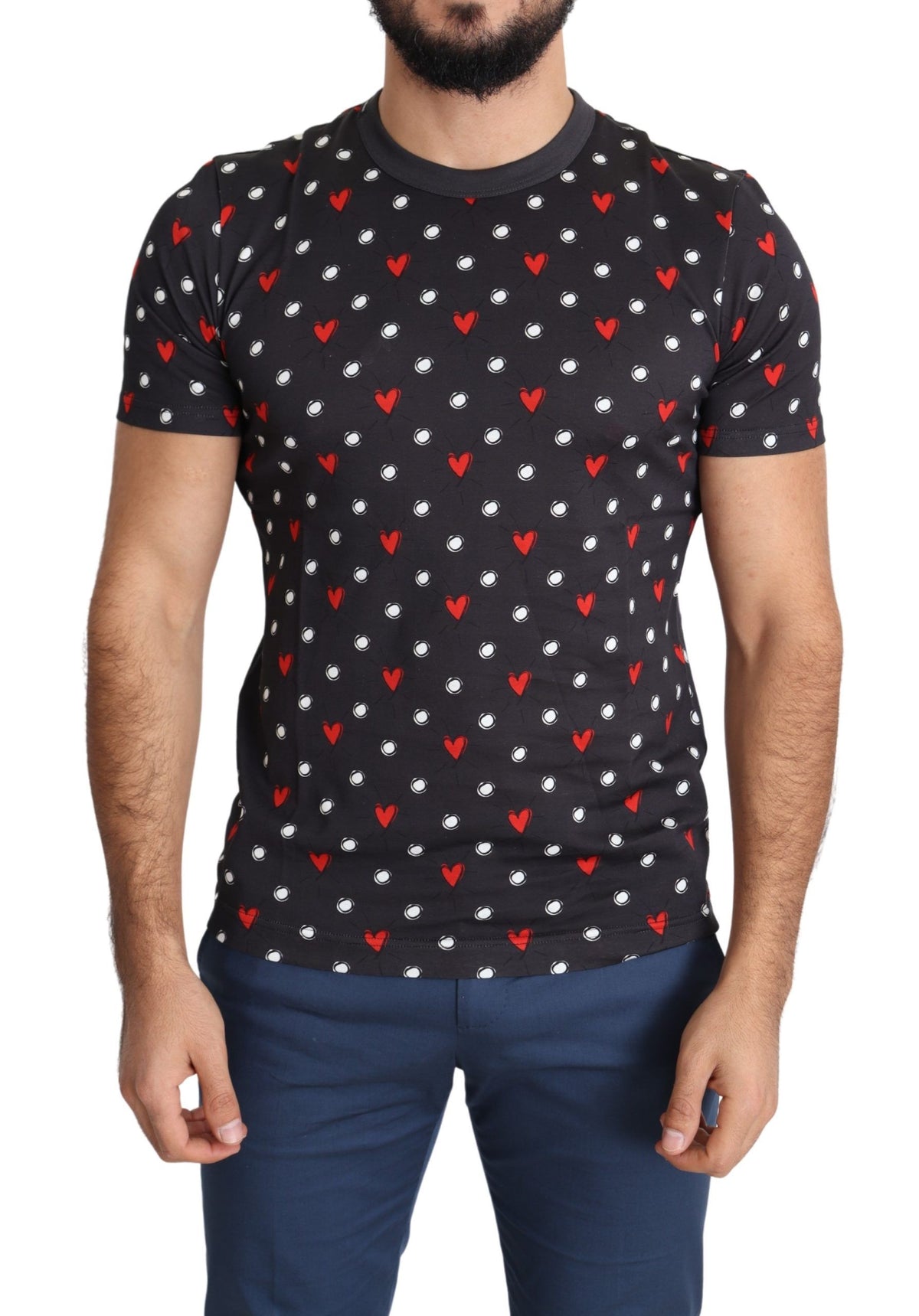 Dolce & Gabbana t-shirts for men in gray, product view 2