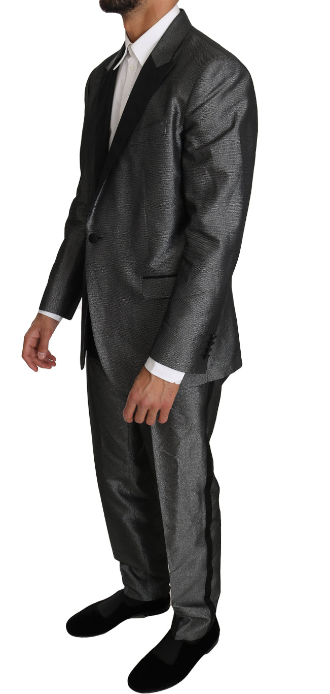 Dolce & Gabbana two-piece suits for men in gray, product view 6