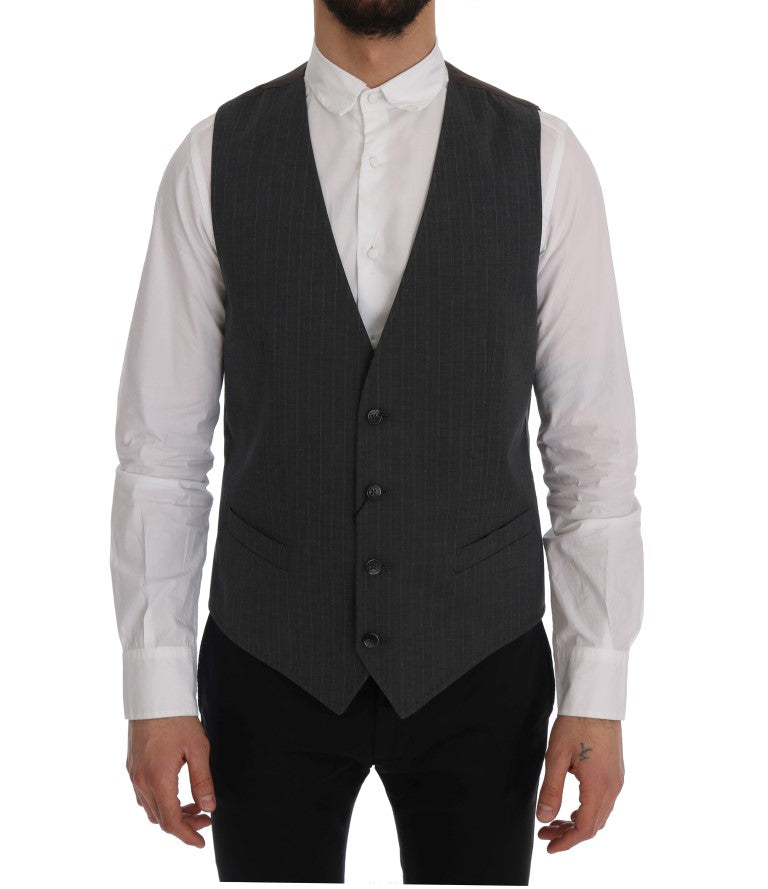 Dolce & Gabbana waistcoats for men in gray, product view 1