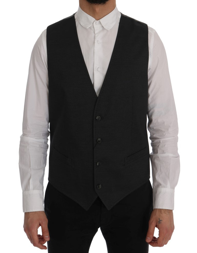Dolce & Gabbana waistcoats for men in gray, product view 1