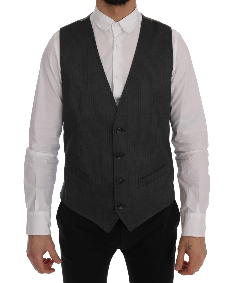Dolce & Gabbana waistcoats for men in gray, product view 1