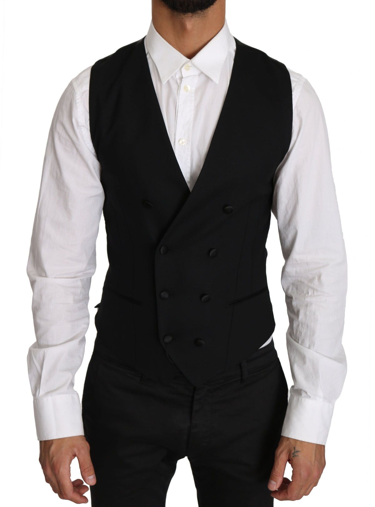 Dolce & Gabbana waistcoats for men in gray, product view 1