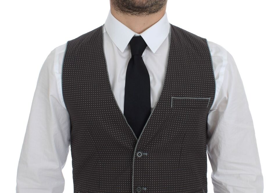 Dolce & Gabbana waistcoats for men in gray, product view 2