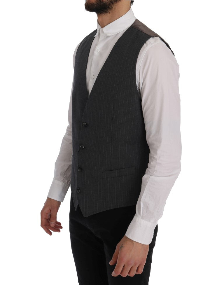Dolce & Gabbana waistcoats for men in gray, product view 2