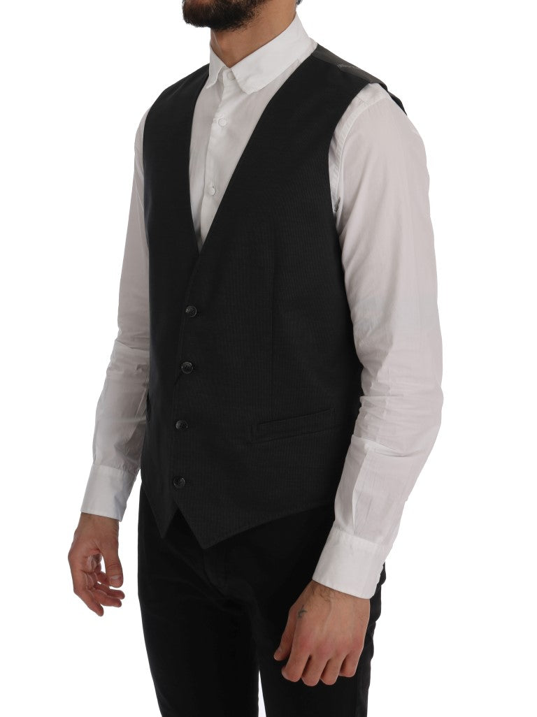 Dolce & Gabbana waistcoats for men in gray, product view 2