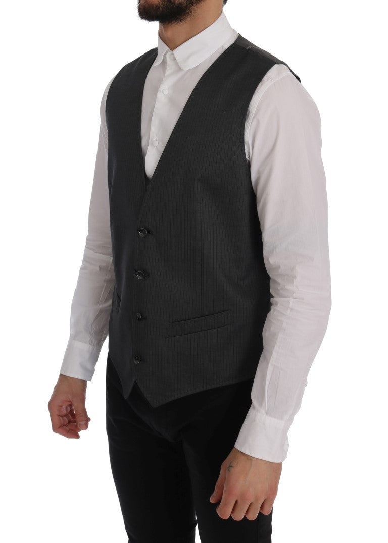 Dolce & Gabbana waistcoats for men in gray, product view 2