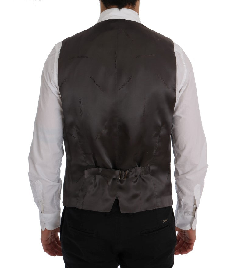 Dolce & Gabbana waistcoats for men in gray, product view 3