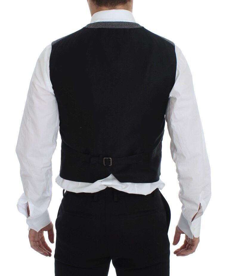 Dolce & Gabbana waistcoats for men in gray, product view 4