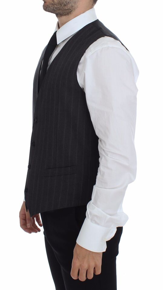 Dolce & Gabbana waistcoats for men in gray, product view 4