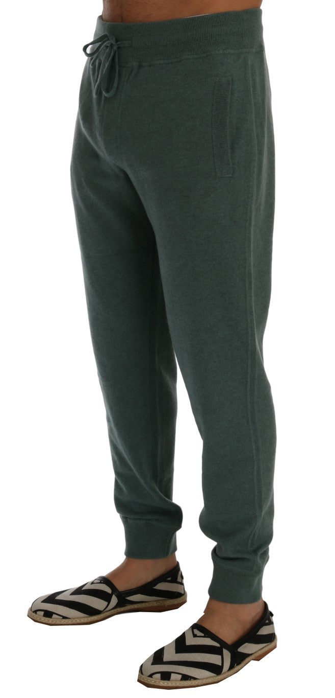 Dolce & Gabbana joggers (workout pants) for men in green, product view 2